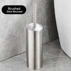 MODLOO STEEL – Set di Spazzola per WC in Acciaio Inossidabile Elegante per Bagni Moderni