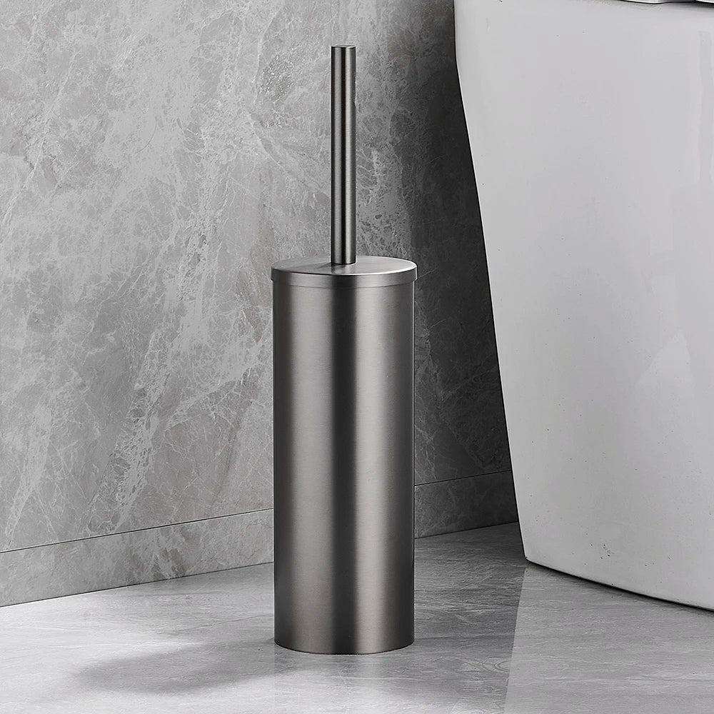 MODLOO STEEL – Set di Spazzola per WC in Acciaio Inossidabile Elegante per Bagni Moderni