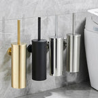 MODLOO STEEL – Set di Spazzola per WC in Acciaio Inossidabile Elegante per Bagni Moderni