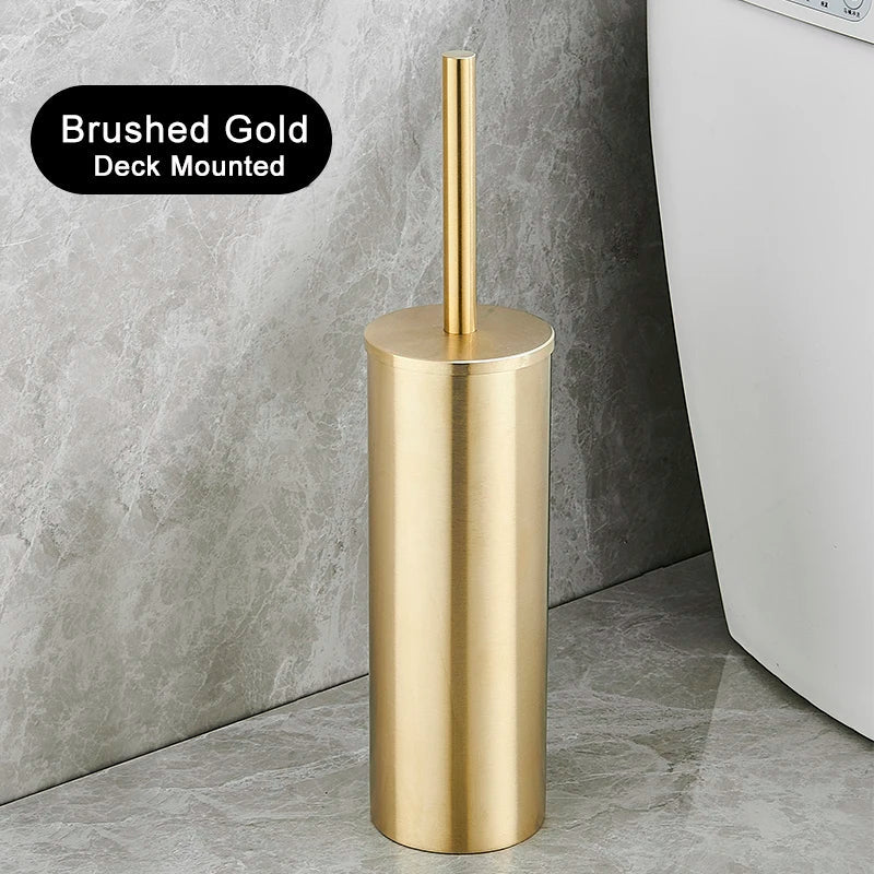 MODLOO STEEL – Set di Spazzola per WC in Acciaio Inossidabile Elegante per Bagni Moderni