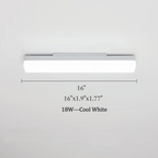 Specchio LED Impermeabile per Bagno, Luce da Parete Super Luminosa