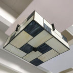 Lampada da soffitto Tiffany Semi-Flush Manchester