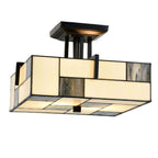 Lampada da soffitto Tiffany Semi-Flush Manchester