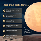 Moon Float – Lampada Lunare Levitante con Base Magnetica e Luce LED