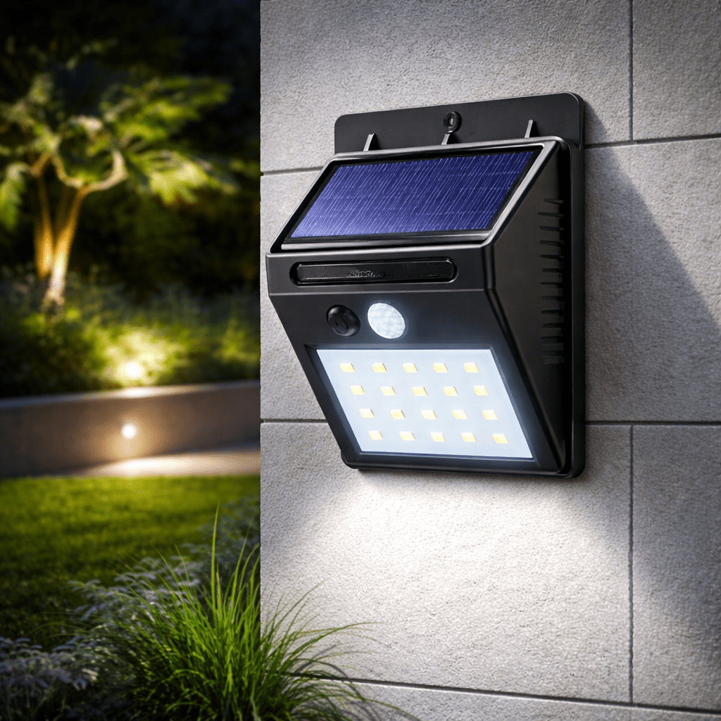 MOVEGLOW – Luce da Parete Esterna con Sensore di Movimento Solare