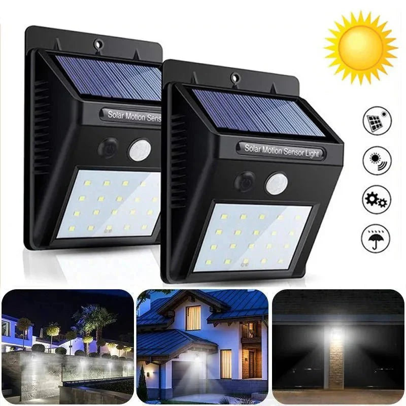 MOVEGLOW – Luce da Parete Esterna con Sensore di Movimento Solare