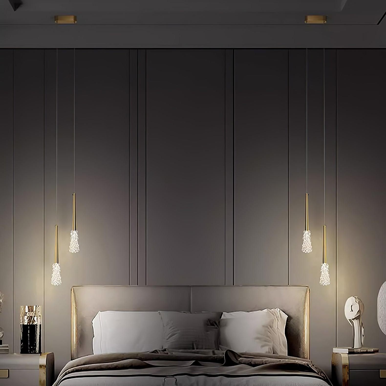 Mozzi Lux Lampadario a Sospensione Moderno in Cristallo