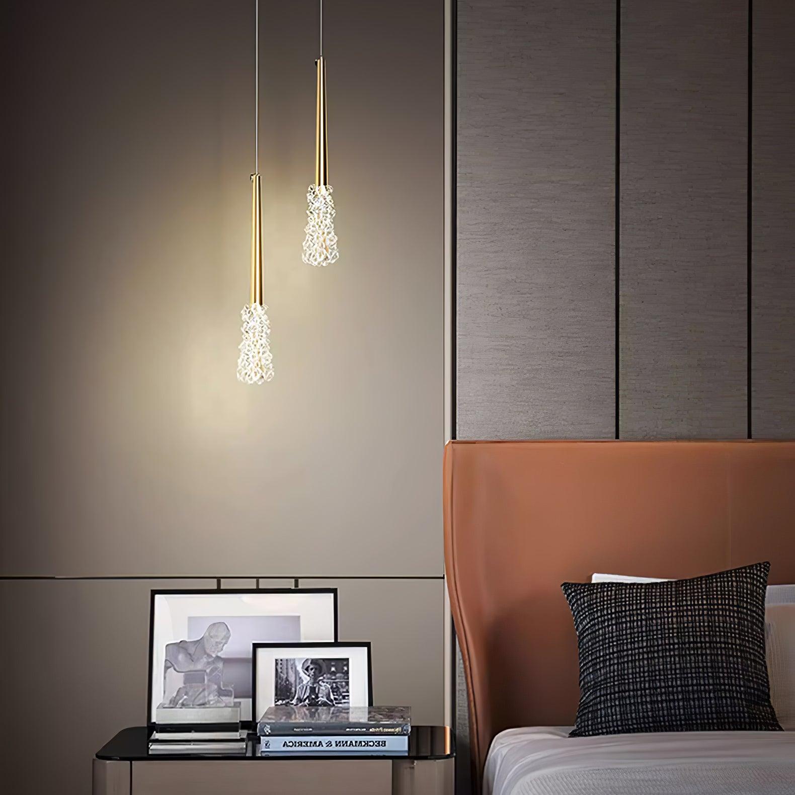 Mozzi Lux Lampadario a Sospensione Moderno in Cristallo