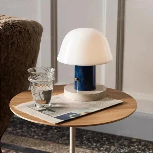 Mini Lampada da Tavolo a Forma di Fungo