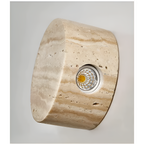 Applique in pietra naturale – materiale naturale elegante e luce calda | Illuminazione interna stilosa
