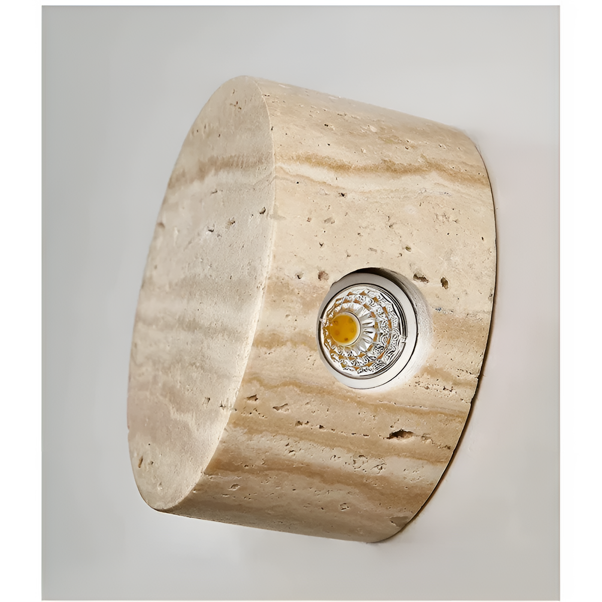 Applique in pietra naturale – materiale naturale elegante e luce calda | Illuminazione interna stilosa