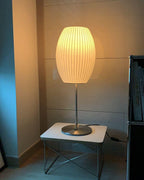 Lampada da Tavolo Bubble in Seta Finta