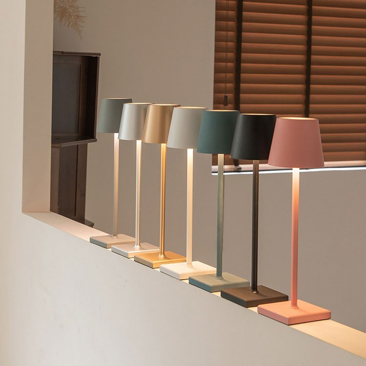 NORDIA | Lampada da Tavolo Ricaricabile Senza Fili