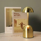 Nina | Lampada da tavolo LED senza fili con boccioli di fiori | Lampada a fungo