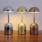 Nina | Lampada da tavolo LED senza fili con boccioli di fiori | Lampada a fungo
