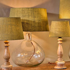 Lampadario in Juta Nkuku Dia Naturale Grande 40,5 cm