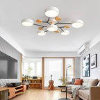 Lampada da soffitto LED scandinava | Design luminoso moderno ramificato