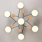 Lampada da soffitto LED scandinava | Design luminoso moderno ramificato
