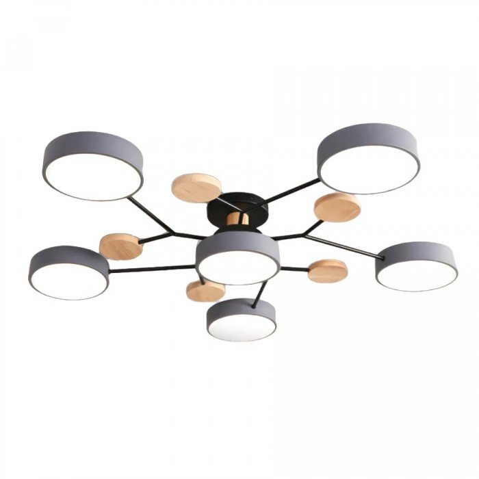 Lampada da soffitto LED scandinava | Design luminoso moderno ramificato