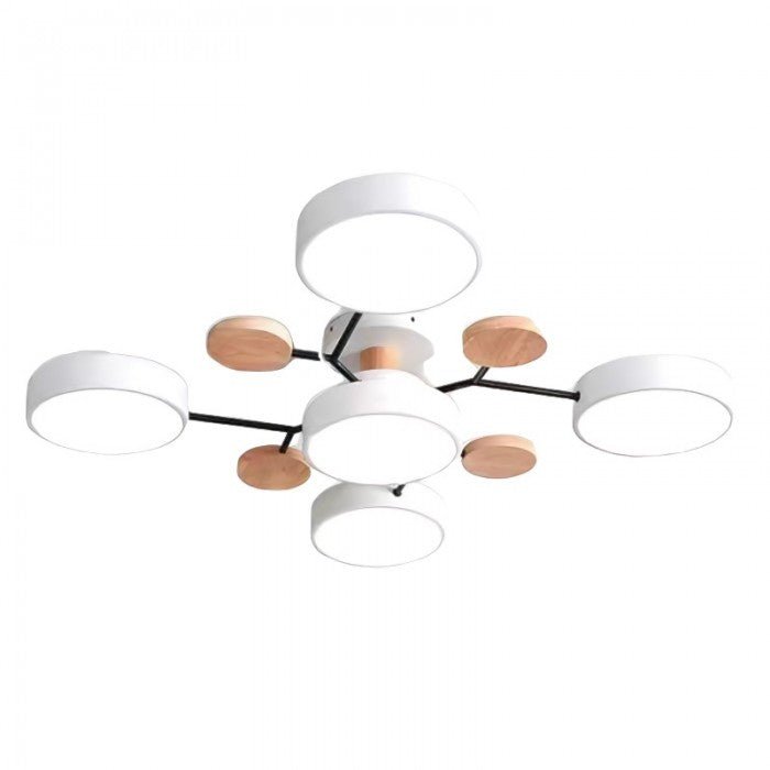 Lampada da soffitto LED scandinava | Design luminoso moderno ramificato