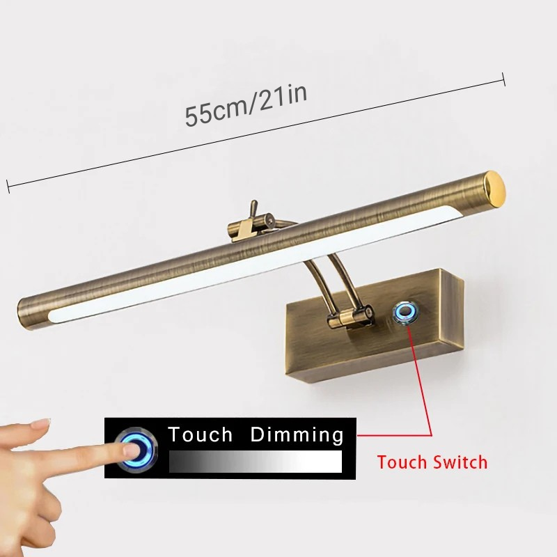 Specchio Lampada da Parete con Sensore Nordic Touch Dimmer
