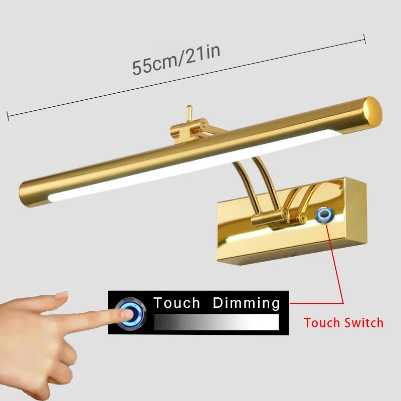 Specchio Lampada da Parete con Sensore Nordic Touch Dimmer