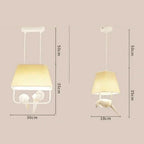 NORDICA GLOW – Lampada a sospensione in rattan in stile scandinavo