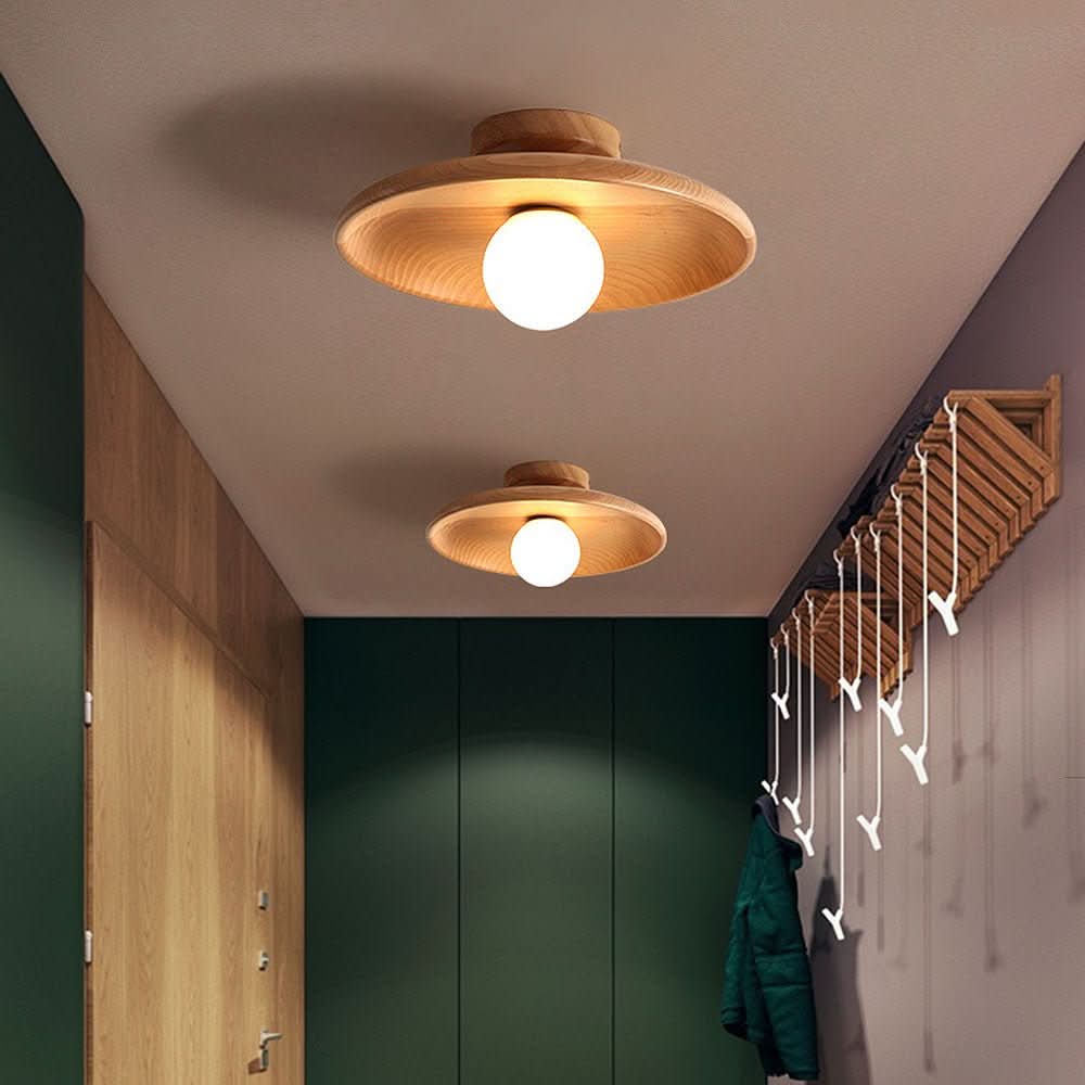 NordicBeam – Lampada da Soffitto in Legno con Design Minimalista
