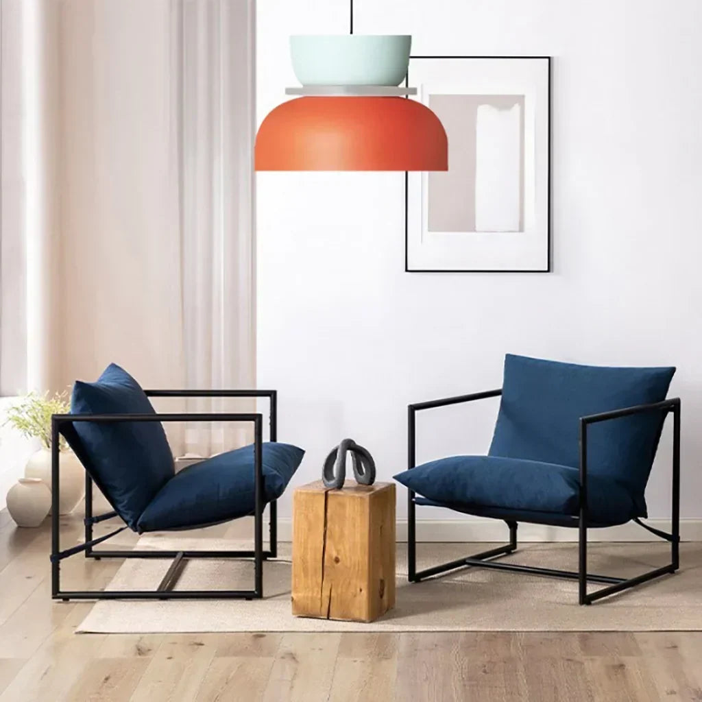 Lampada a sospensione nordica con accenti colorati – Lucie