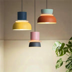 Lampada a sospensione nordica con accenti colorati – Lucie