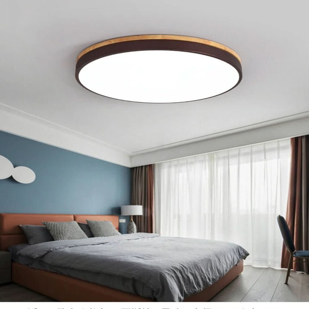 NORDLUMINA LIGHT – Lampada da soffitto moderna in legno naturale per ogni stanza