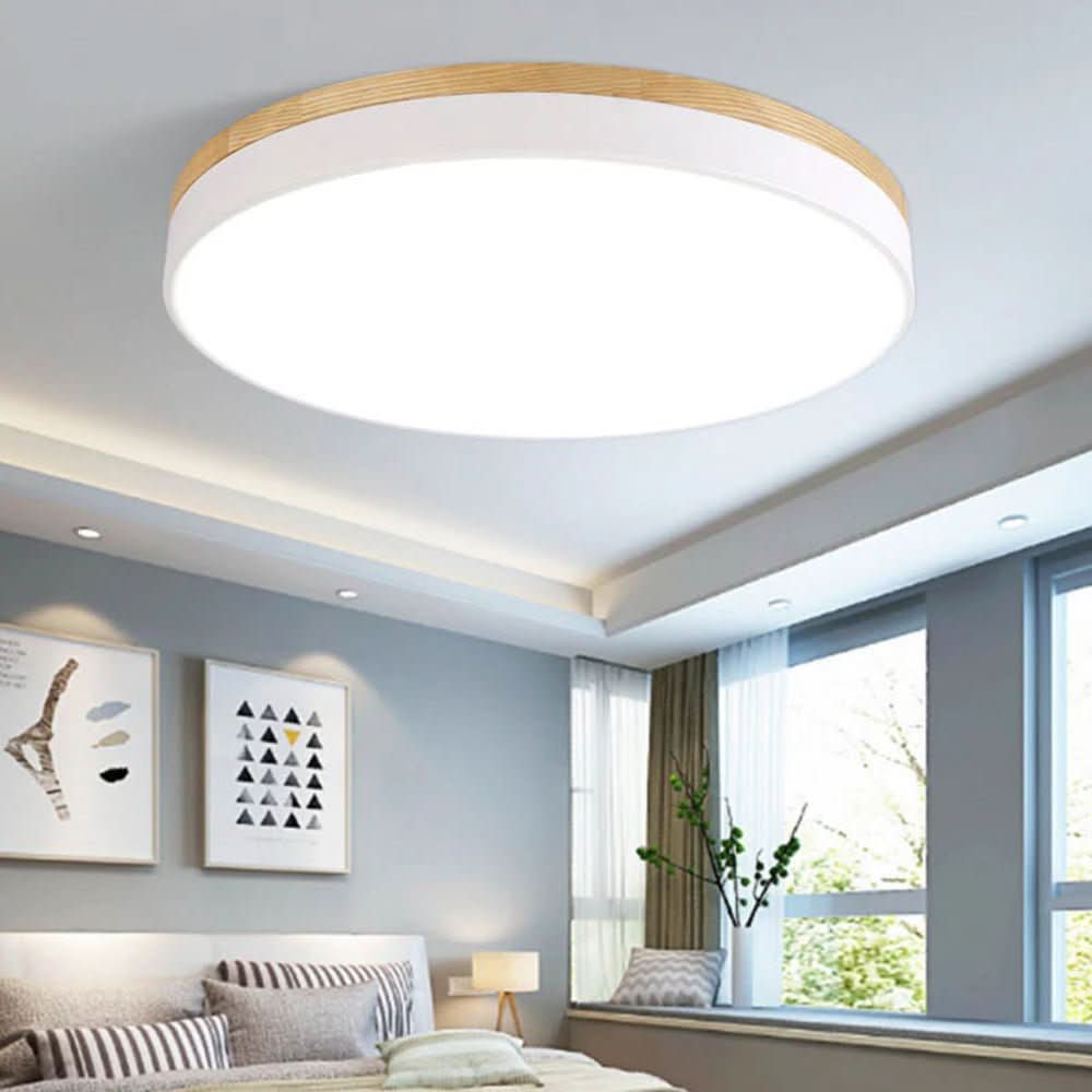 NORDLUMINA LIGHT – Lampada da soffitto moderna in legno naturale per ogni stanza