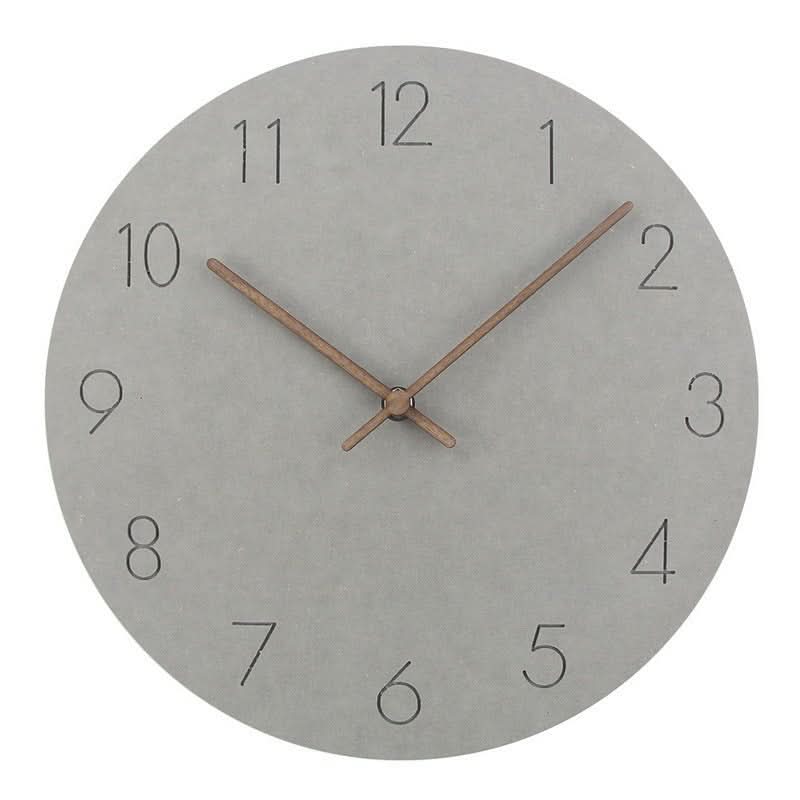 NORDILO – Orologio da Parete Scandinavo Silenzioso in Legno Naturale per Interni Moderni