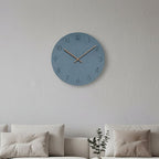 NORDILO – Orologio da Parete Scandinavo Silenzioso in Legno Naturale per Interni Moderni