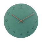 NORDILO – Orologio da Parete Scandinavo Silenzioso in Legno Naturale per Interni Moderni