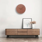 NORDILO – Orologio da Parete Scandinavo Silenzioso in Legno Naturale per Interni Moderni