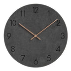 NORDILO – Orologio da Parete Scandinavo Silenzioso in Legno Naturale per Interni Moderni