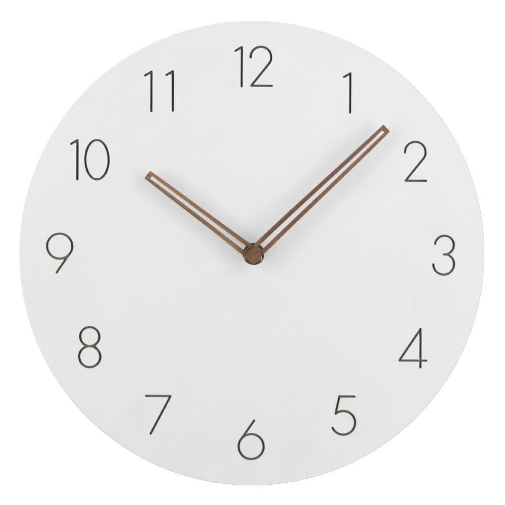 NORDILO – Orologio da Parete Scandinavo Silenzioso in Legno Naturale per Interni Moderni