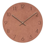 NORDILO – Orologio da Parete Scandinavo Silenzioso in Legno Naturale per Interni Moderni