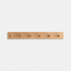 Appendiabiti da Parete Moderno Design Elegante con Ganci per Ingresso