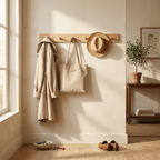 Appendiabiti da Parete Moderno Design Elegante con Ganci per Ingresso