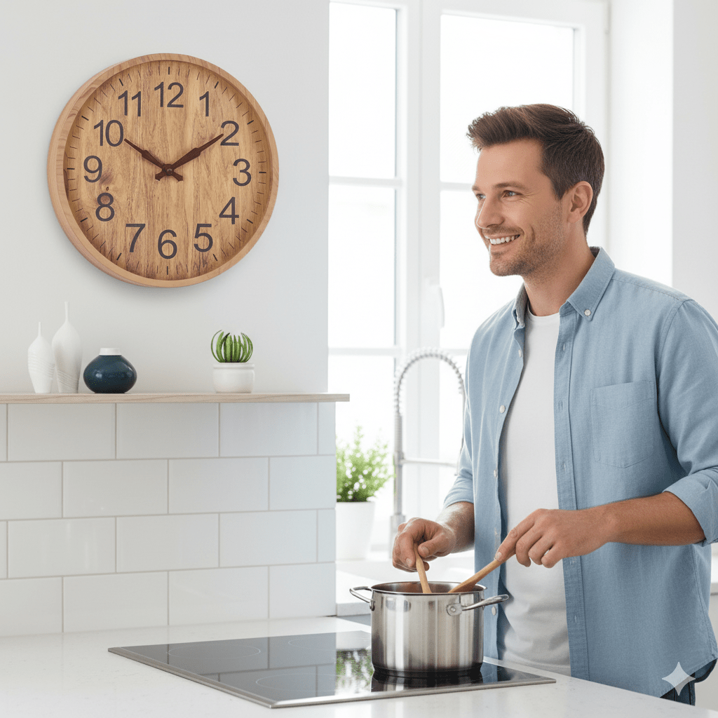 OAKTICK – Orologio da Parete in Legno Silenzioso con Fascino Naturale