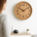 OAKTICK – Orologio da Parete in Legno Silenzioso con Fascino Naturale