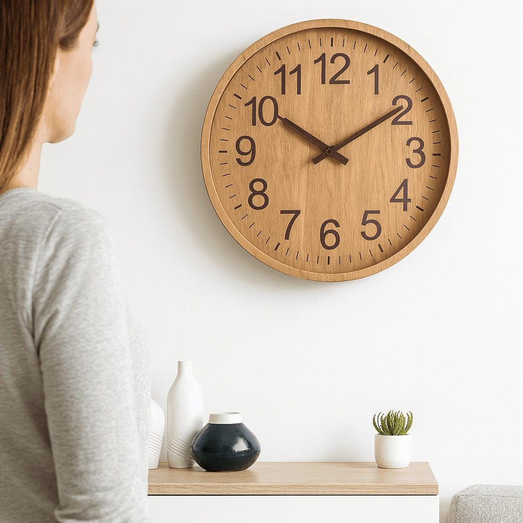 OAKTICK – Orologio da Parete in Legno Silenzioso con Fascino Naturale