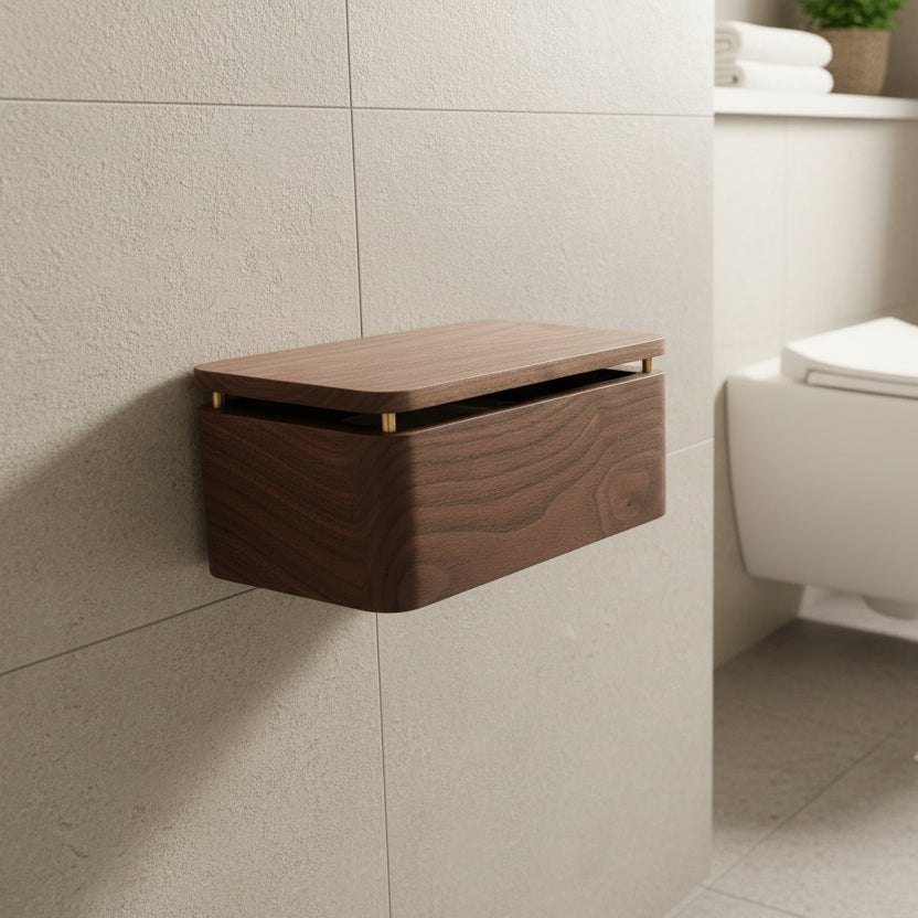 OAKTREND – Porta Carta Igienica in Legno Elegante per Interni Moderni