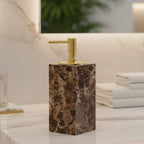 OBSIDORA – Collezione di Essenziali da Bagno in Marmo Scuro di Lusso