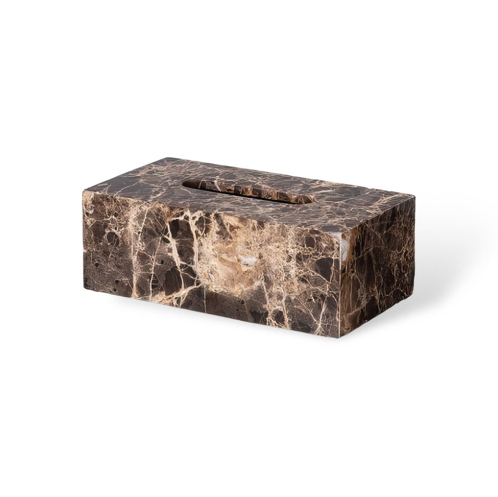 OBSIDORA – Collezione di Essenziali da Bagno in Marmo Scuro di Lusso