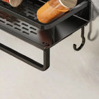 ORGANIX RACK – Mensola da Cucina a Muro con Barra per Utensili