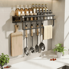 ORGANIX RACK – Mensola da Cucina a Muro con Barra per Utensili