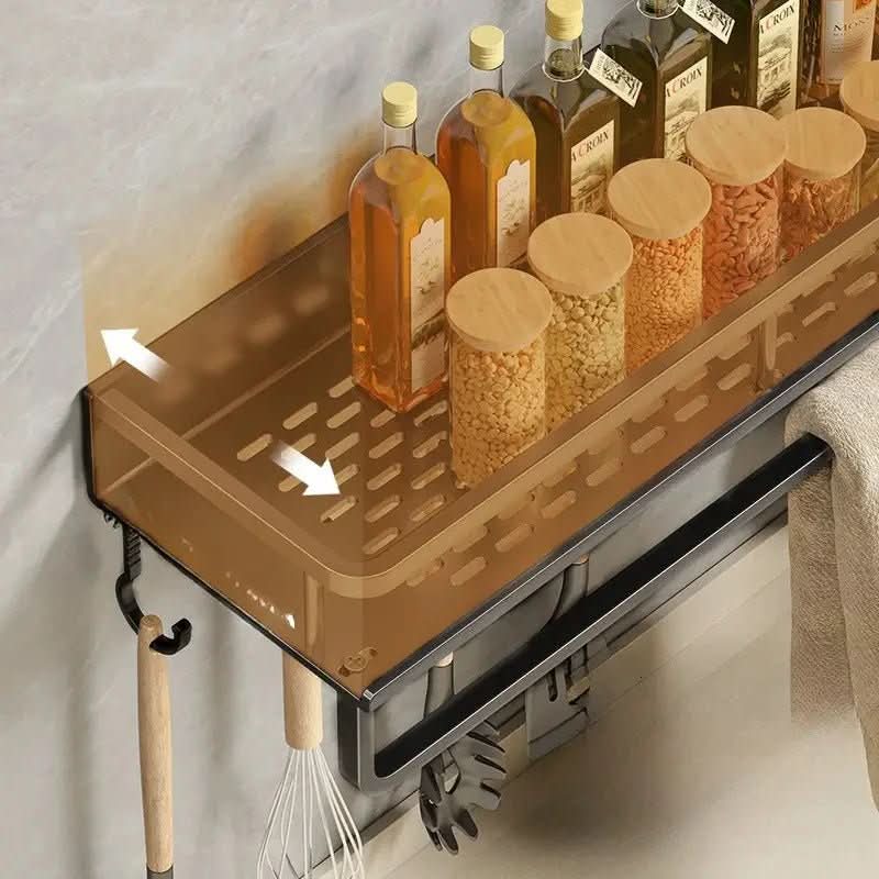 ORGANIX RACK – Mensola da Cucina a Muro con Barra per Utensili